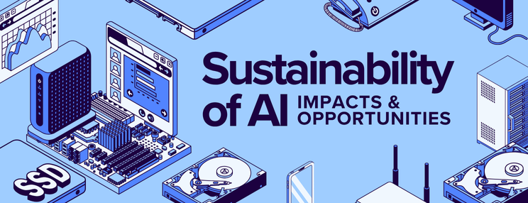 Sustainability of AI: impacts and opportunities, illustrated with computer hardware and devices