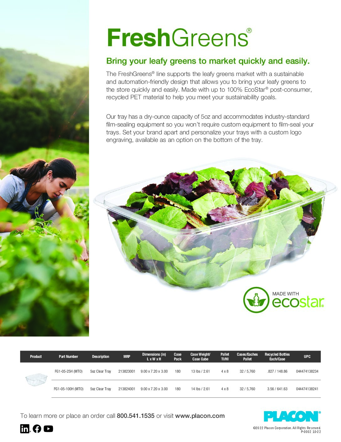 P-0002_FreshGreens_5oz_Clear_Tray_Sell_Sheet-2