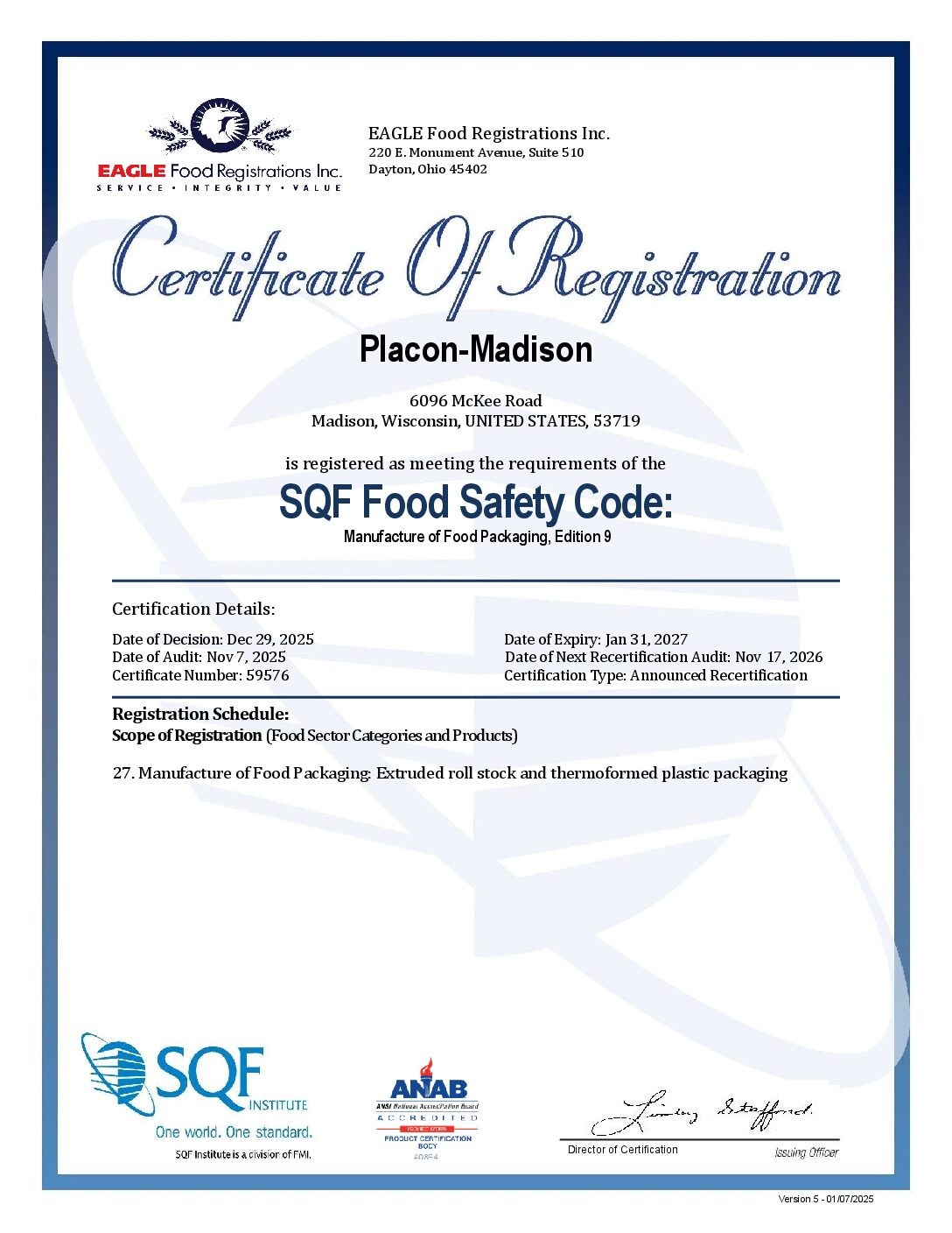 20251229-Placon-Madison-SQF-FS-Cert-2025